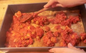 Passaggio ricetta Pastel Azteca